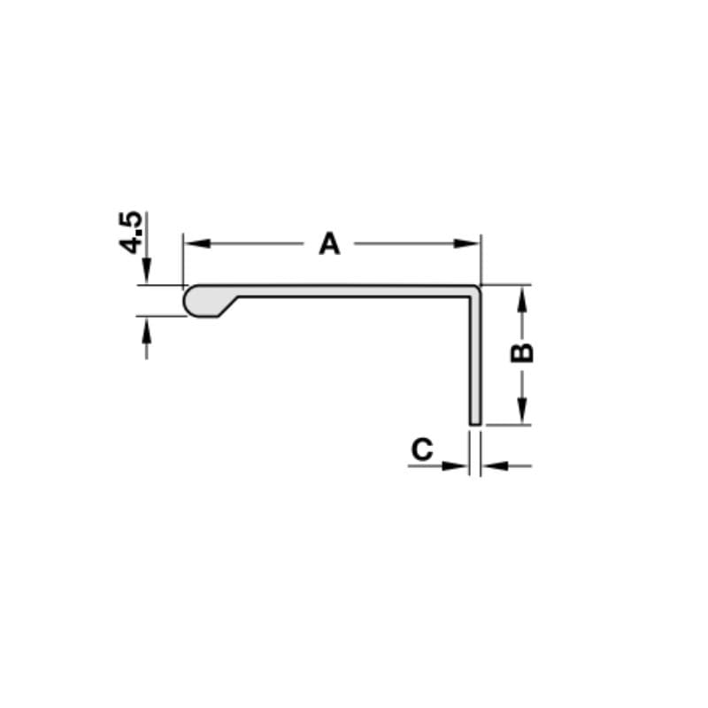 Tay nắm tủ dạng thanh nhôm Hafele 126.27.907 (mạ màu bạc)